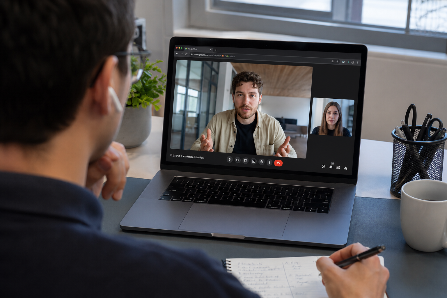 Interview mockup